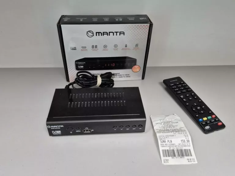 TUNER DVB-T2 MANTA 025 PRO - GWARANCJA