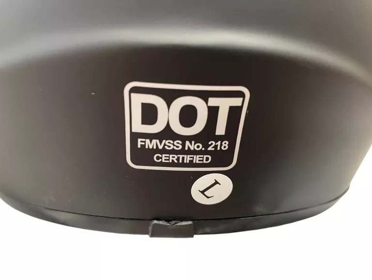 KASK SZCZĘKOWY CROSS FMVSS 218 DOT ROZM. L  ZESTAW