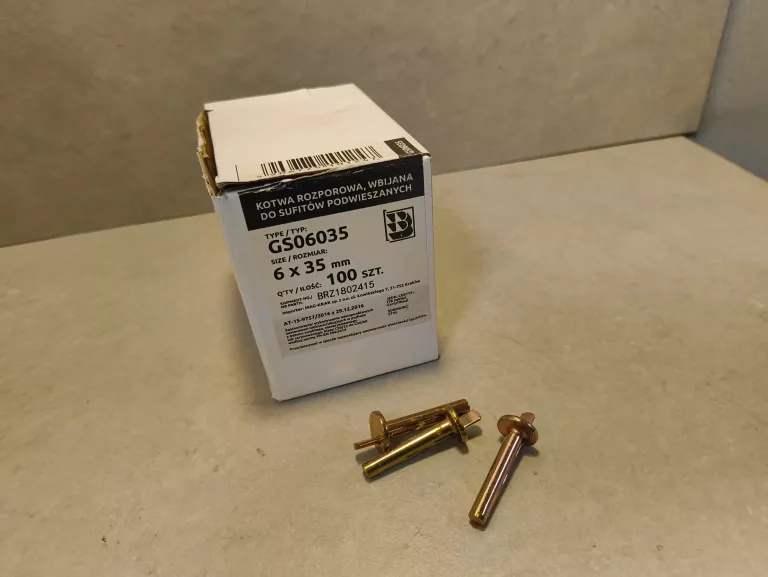 KOTWA KOŁEK 6C35MM  GS-06035 100SZT