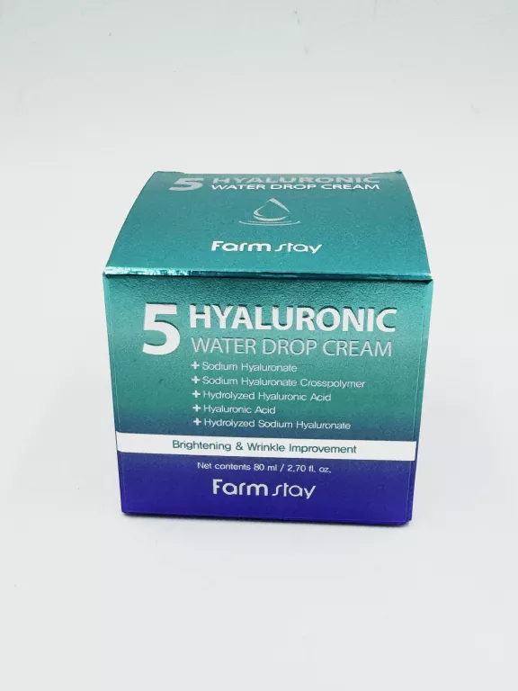 KREM DO TWARZY Z KWASEM HIALURONOWYM FARMSTAY HYALURONIC 5 WATER DROP 80ML