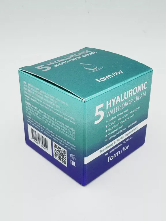 KREM DO TWARZY Z KWASEM HIALURONOWYM FARMSTAY HYALURONIC 5 WATER DROP 80ML