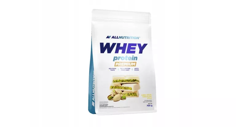 ALLNUTRITION WHEY PROTEIN PREMIUM 700G DUBAJSKA BIAŁA CZEKOLADA BIAŁKO WPC