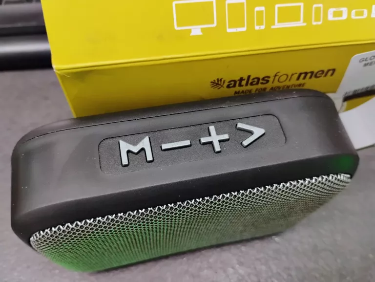 GŁOŚNIK BT ATLAS FOR MEN  CZARNO SZARY