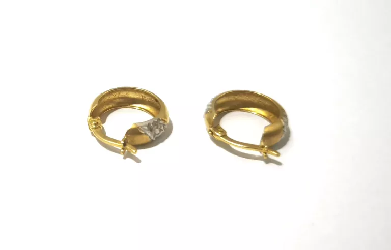 PIĘKNE ZŁOTE KOLCZYKI 585 1,67 G