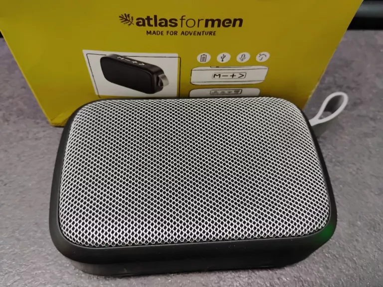 GŁOŚNIK BT ATLAS FOR MEN  CZARNO SZARY