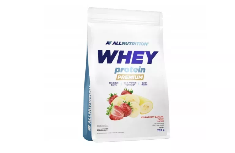 ALLNUTRITION WHEY PROTEIN PREMIUM 700G TRUSKAWKA-BANAN WPC BIAŁKO MIĘŚNIE