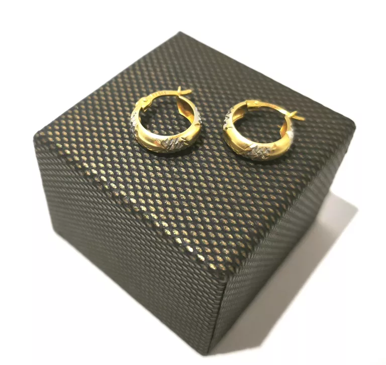 PIĘKNE ZŁOTE KOLCZYKI 585 1,67 G