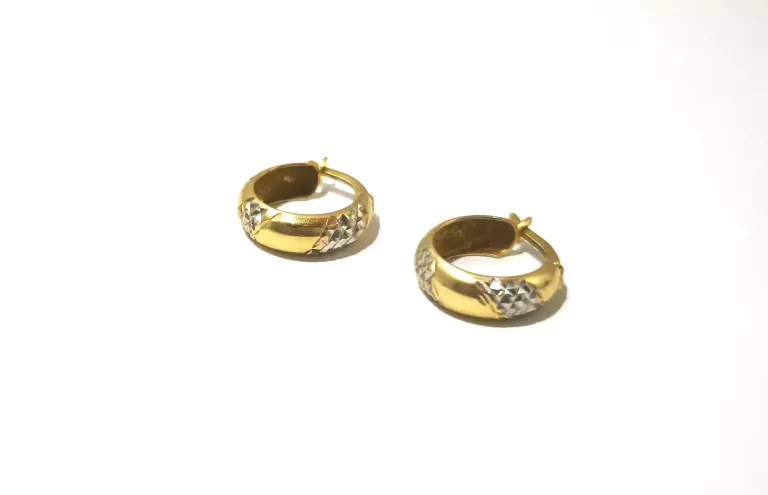 PIĘKNE ZŁOTE KOLCZYKI 585 1,67 G