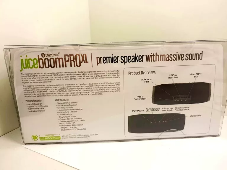GŁOSNIK JUICE BOOM PRO XL