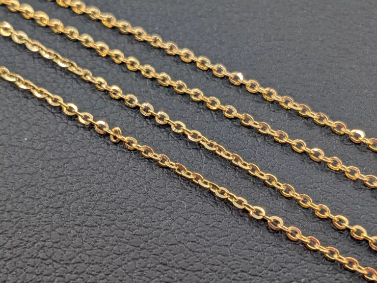 ZŁOTY ŁAŃCUSZEK ANKIER 585 0,94G 42CM