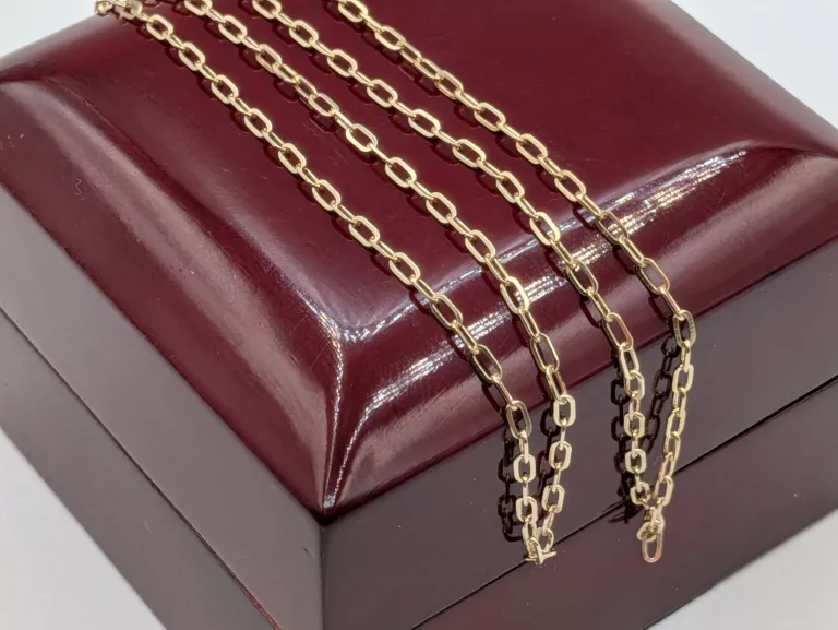 ZŁOTY ŁAŃCUSZEK ANKIER 585 2,91G 52CM