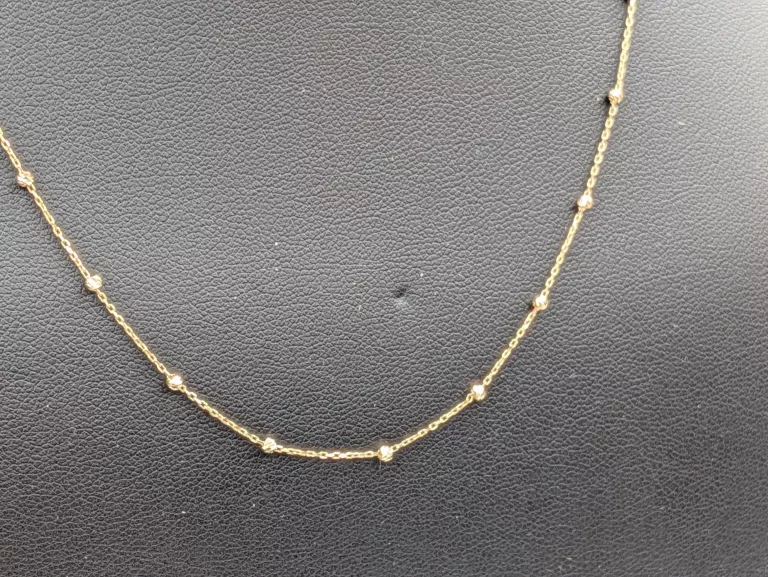 ZŁOTY ŁAŃCUSZEK KLULKI ANKIER 585 1,36G 43CM