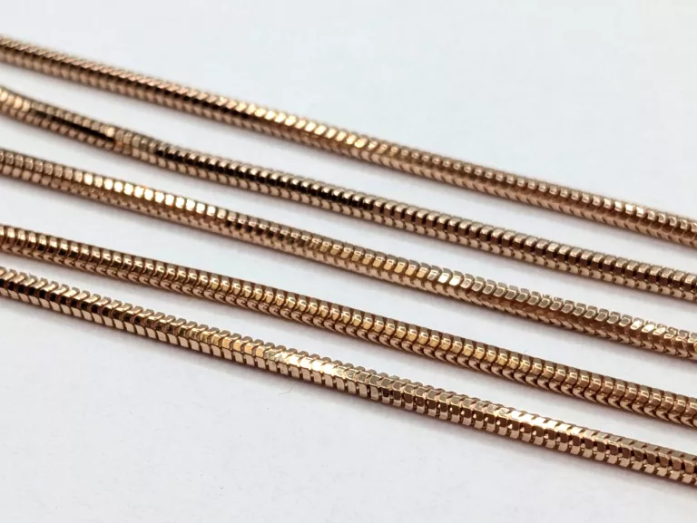 ZŁOTY ŁAŃCUSZEK ŻMIJKA 585 3,84G 46CM