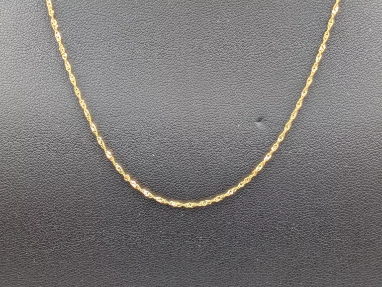 ZŁOTY ŁAŃCUSZEK SINGAPUR 585 1,20G 43CM