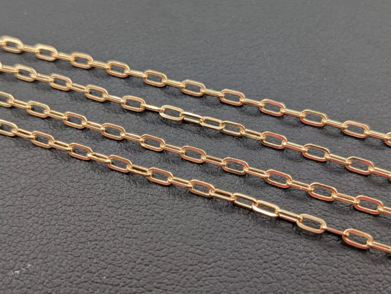 ZŁOTY ŁAŃCUSZEK ANKIER 585 2,91G 52CM