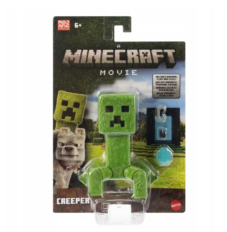 FIGURKA KOLEKCJONERSKA AKCJI CREEPER - MINECRAFT MOVIE