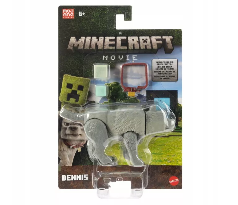 FIGURKA KOLEKCJONERSKA AKCJI WILK DENNIS - MINECRAFT MOVIE