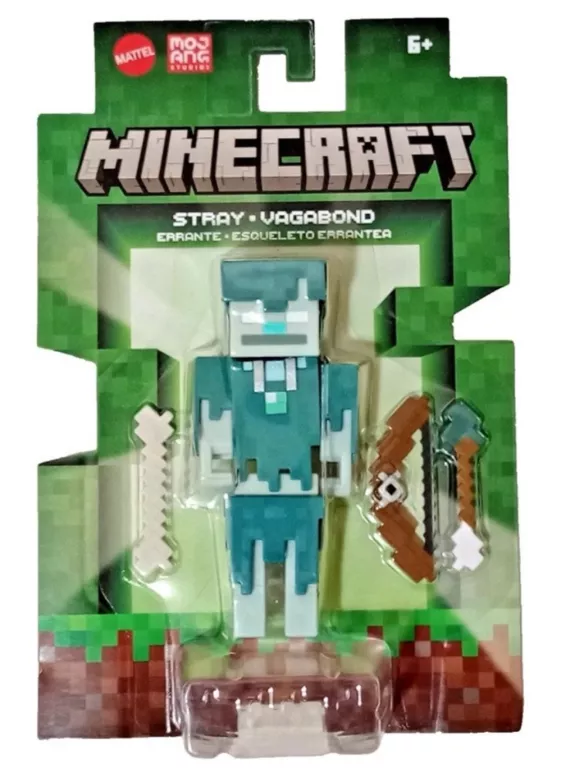 MINECRAFT FILM STRAY VAGABOND FIGURKA AKCJI I AKCESORIA ZESTAW ZABAWKA 6+