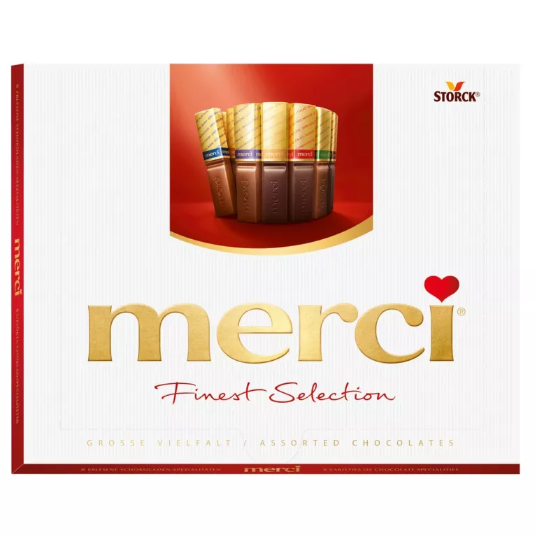 CZEKOLADKI MERCI FINEST SELECTION 250 G