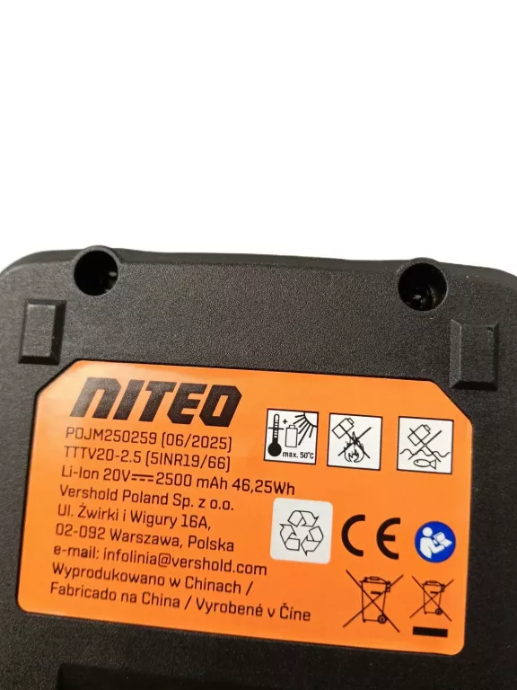 WKRETARKA NITEO 20V JAK NOWA POLECAMY