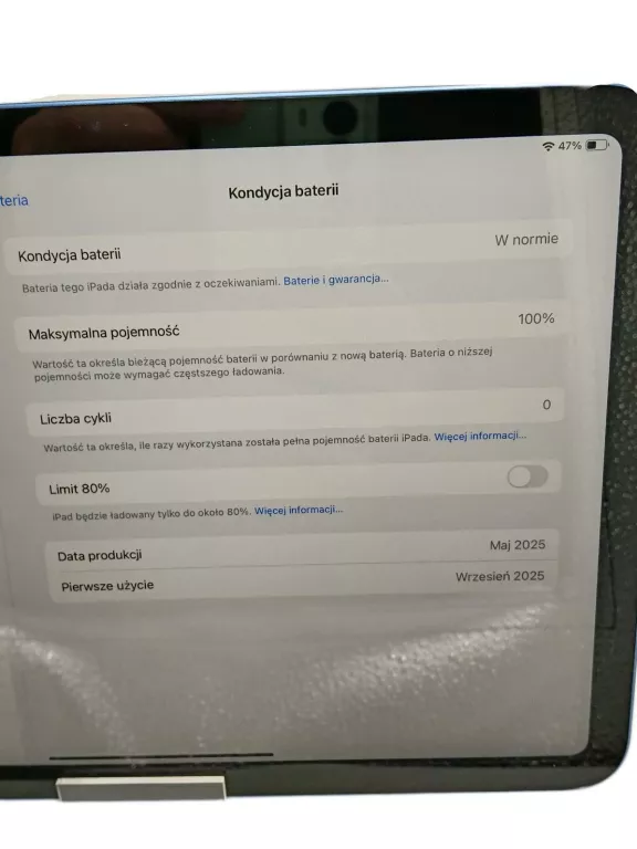 TABLET APPLE IPAD A16 (11TH GEN) 11" 6 GB / 128 GB JAK NOWY