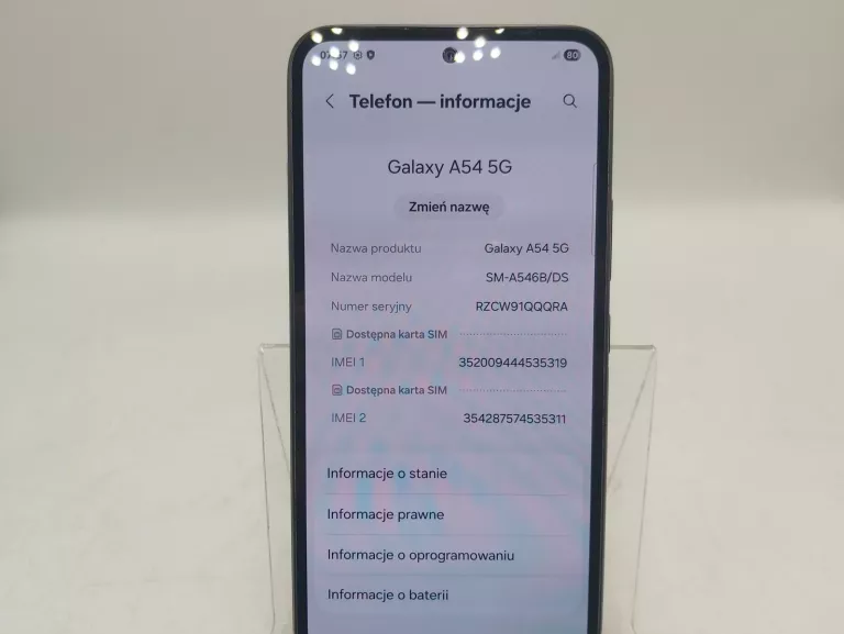 TELEFON SAMSUNG GALAXY A54 5G 8/128GB, DUAL SIM!!!