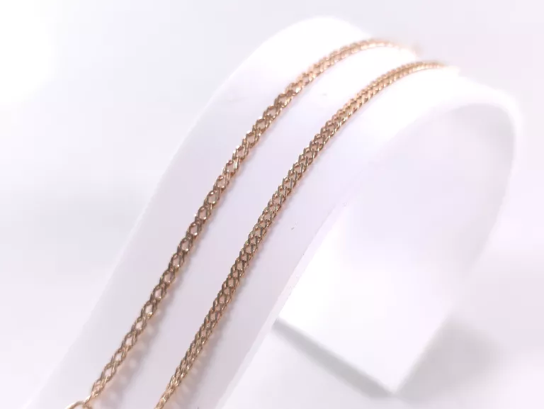 ZŁOTY ŁAŃCUSZEK PANCERKA P585 4,24G 50CM