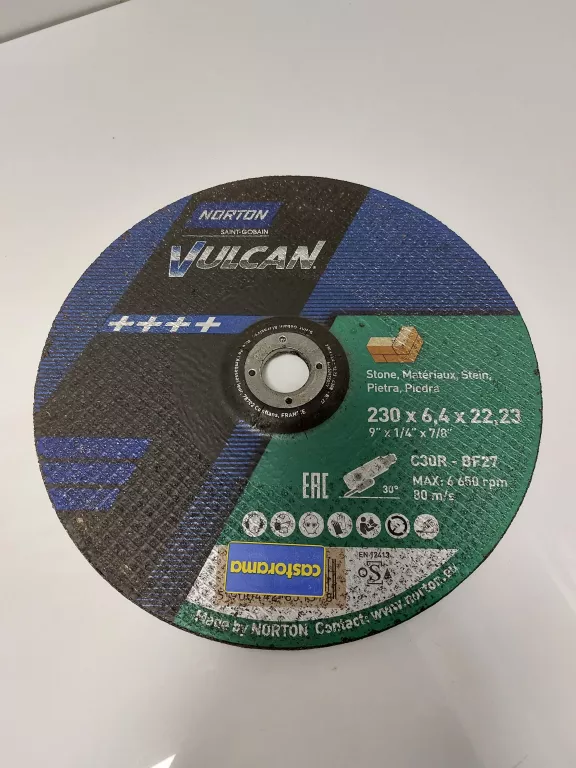 TARCZA NORTON VULCANO 230 X 6,4 X 22,23