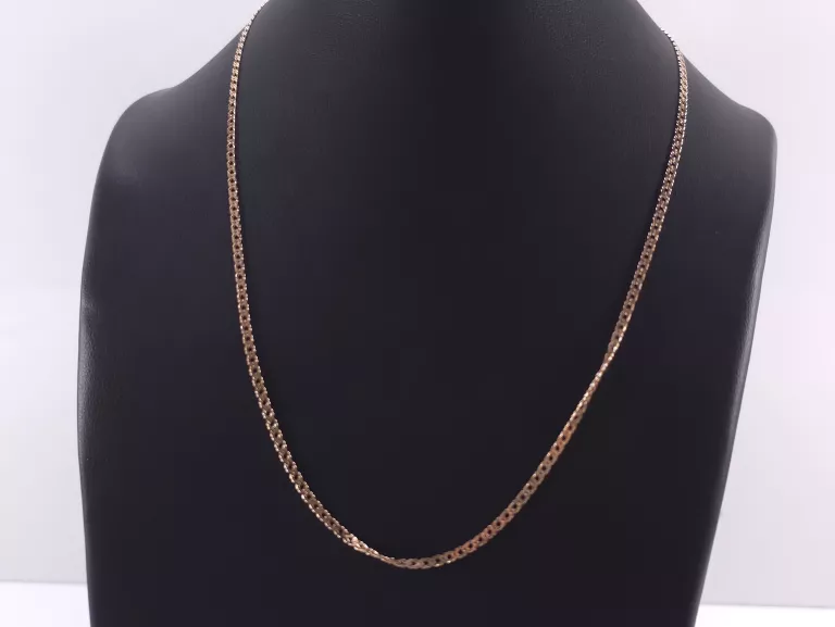 ZŁOTY ŁAŃCUSZEK PANCERKA P585 4,24G 50CM
