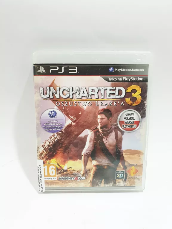 GRA NA PS3 UNCHARTED 3 OSZUSTWO DRAKE'A