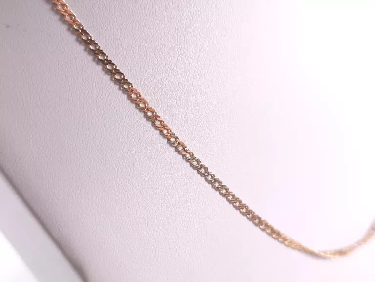 ZŁOTY ŁAŃCUSZEK PANCERKA P585 4,24G 50CM