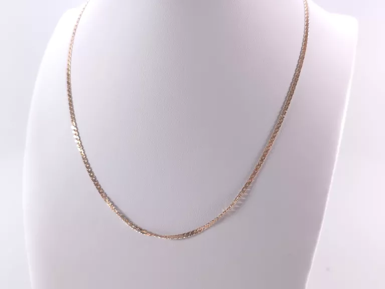 ZŁOTY ŁAŃCUSZEK PANCERKA P585 4,24G 50CM