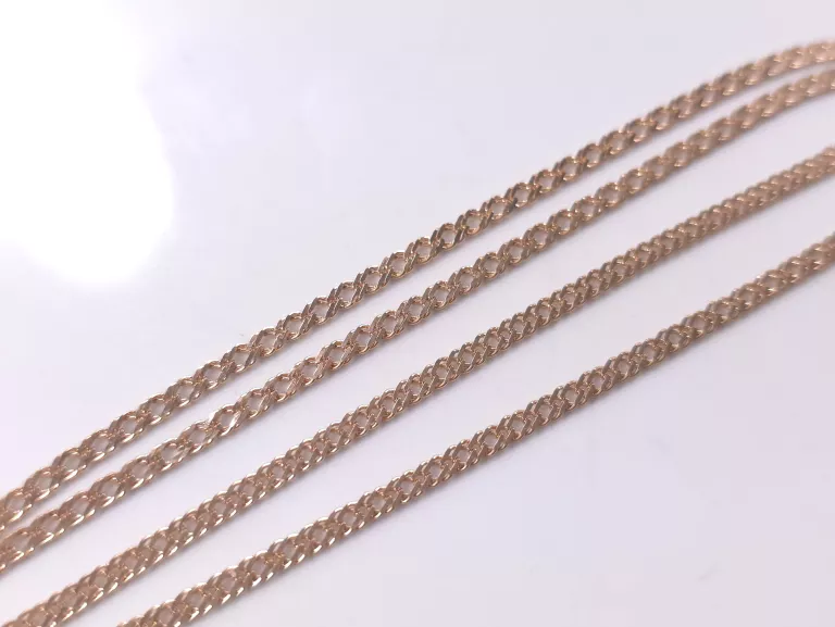 ZŁOTY ŁAŃCUSZEK PANCERKA P585 4,24G 50CM