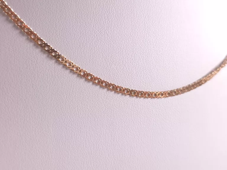 ZŁOTY ŁAŃCUSZEK PANCERKA P585 4,24G 50CM