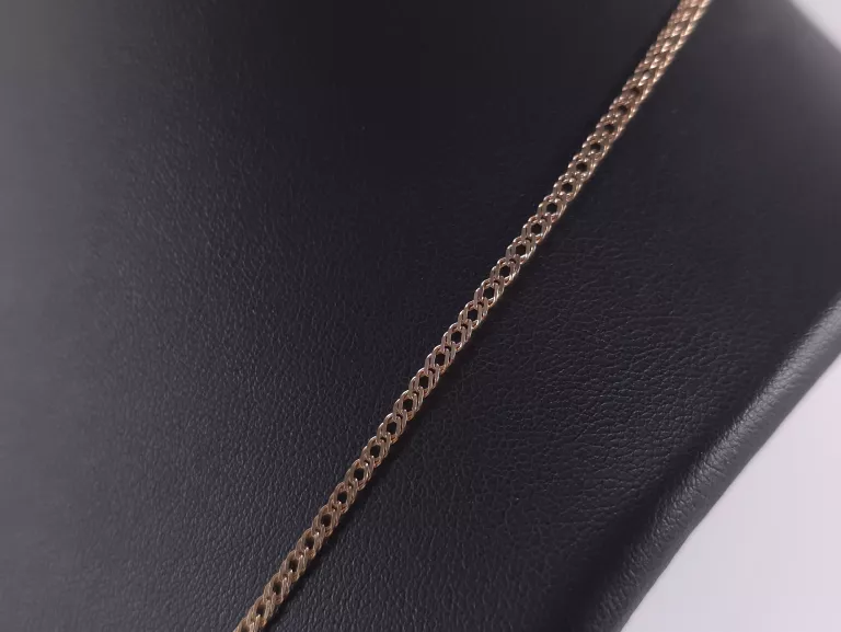 ZŁOTY ŁAŃCUSZEK PANCERKA P585 4,24G 50CM