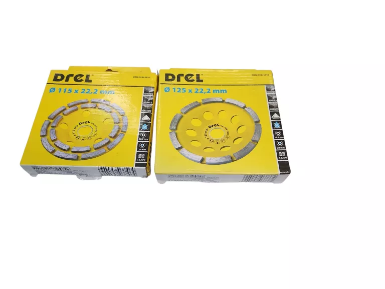DREL TARCZA DIAMENTOWA SZLIFIER 115MM I 125MM