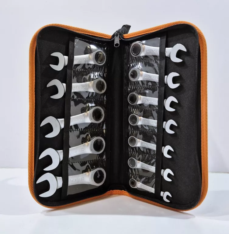 BETA ZESTAW KLUCZY OCZKOWYCH Z GRZECHOTKĄ 12 EL