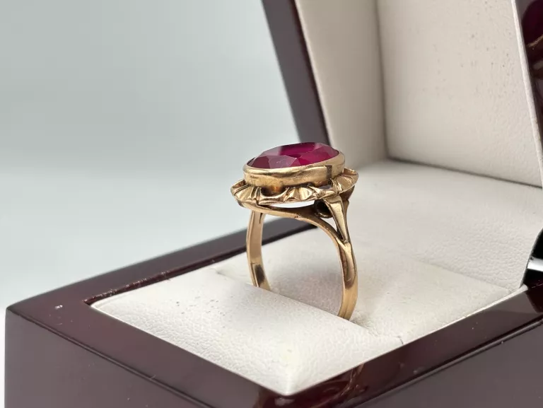 ZŁOTY PIERŚCIONEK 585 14K 5,12G R21