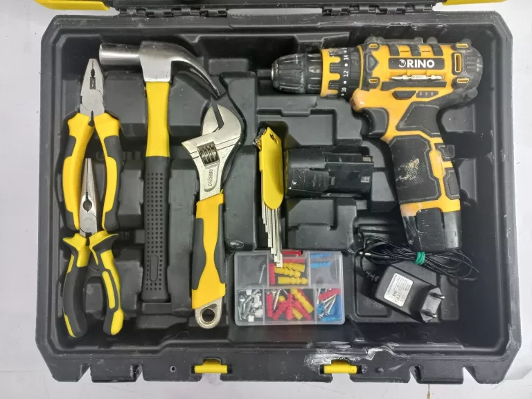 WIERTARKO-WKRĘTARKA 18 V RINO DRI18LI-117IMP WALIZKA ZESTAW