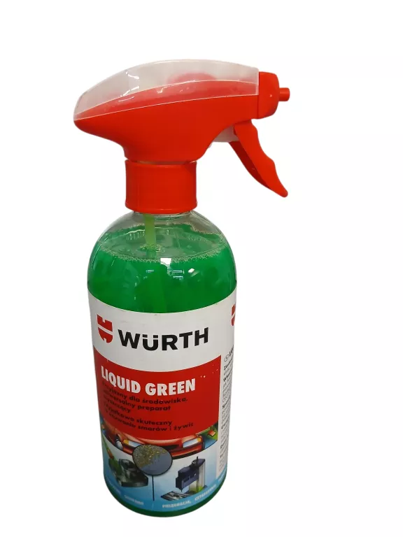 UNIWERSALNY SILNY ŚRODEK CZYSZCZĄCY ROZPUSZCZA SMARY ŻYWICE 500ML WURTH 08