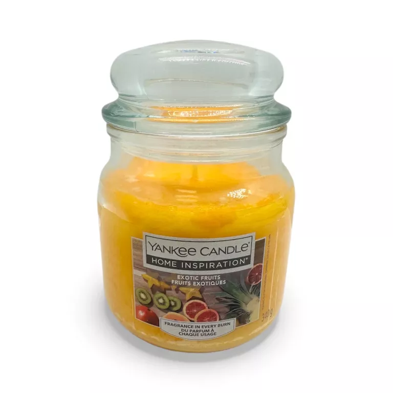 ŚWIECA ZAPACHOWA W SZKLE EXOTIC FRUITS YANKEE