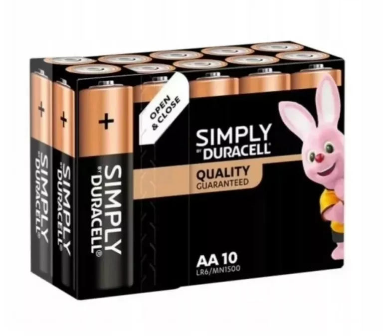 BATERIA ALKALICZNA DURACELL AA (R6) 10 SZT.