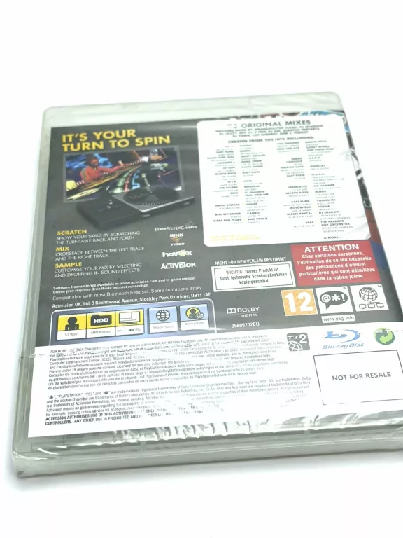 KONTROLER DJ HERO PEŁNY KOMPLET Z GRĄ W FOLII!