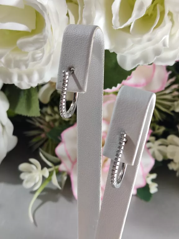 ŚLICZNE SREBRNE KOLCZYKI P.925 2,90G