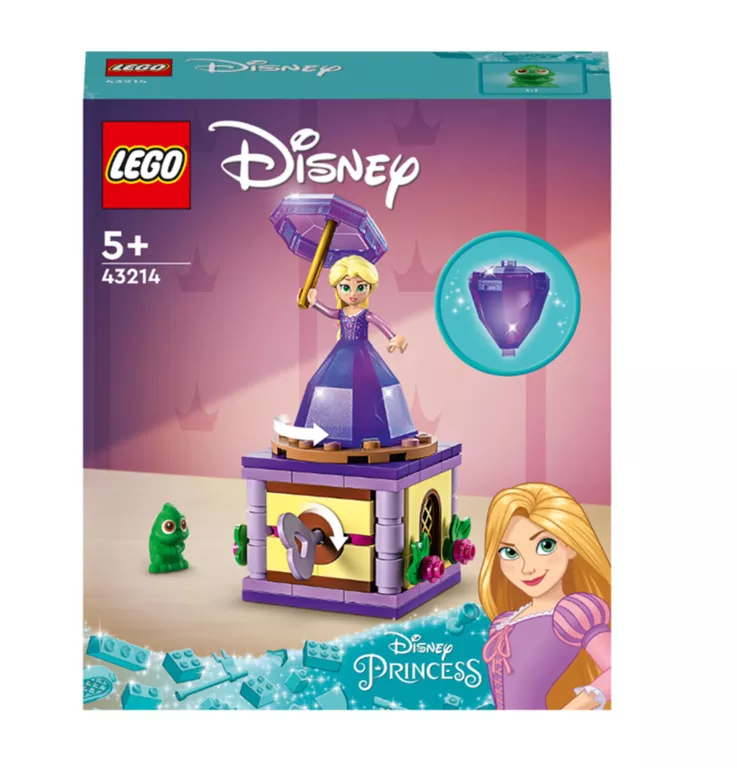 LEGO DISNEY 43214 WIRUJĄCA ROSZPUNKA -USZKODZONE PUDEŁKO-