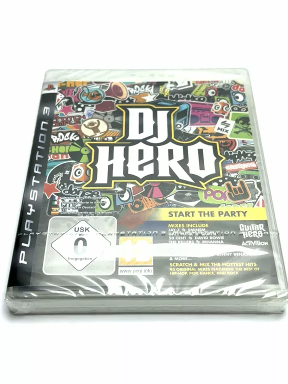 KONTROLER DJ HERO PEŁNY KOMPLET Z GRĄ W FOLII!