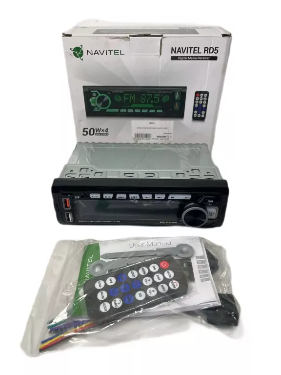 RADIO SAMOCHODOWE NAVITEL RD5 1-DIN KOMPLET STAN IDEALNY!!!
