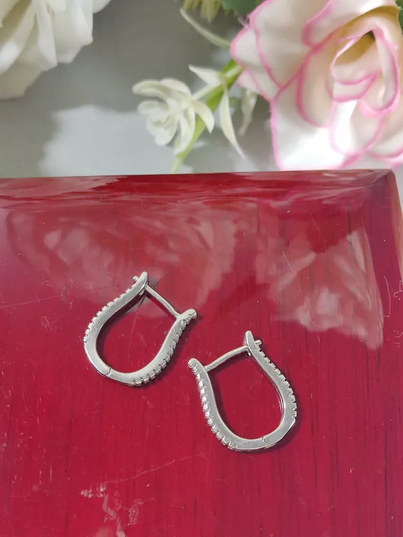 ŚLICZNE SREBRNE KOLCZYKI P.925 2,90G