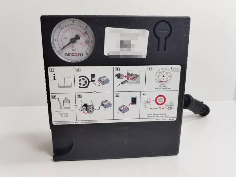 KOMPRESOR DO KÓŁ NAPRAWCZY 5N0012615C SKODA RAPID