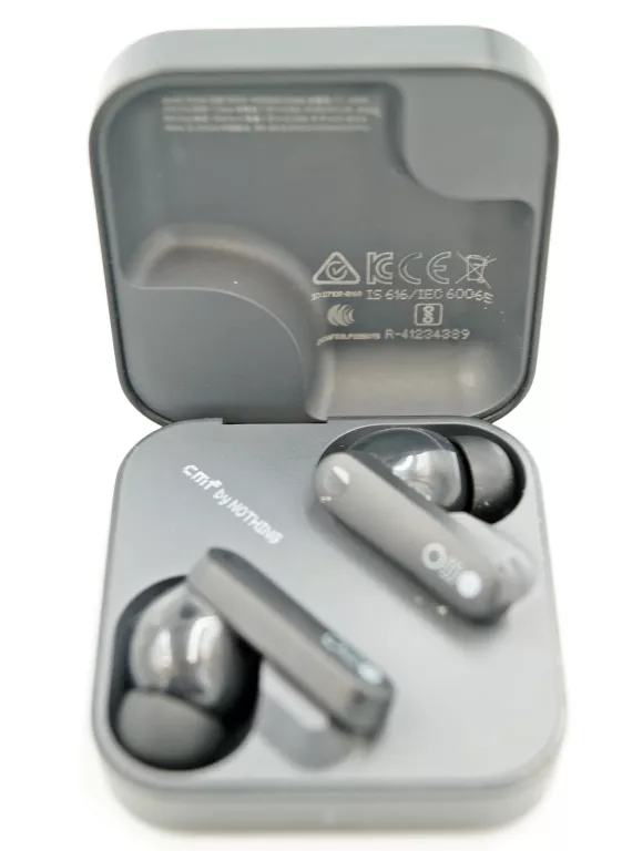 SŁUCHAWKI BEZPRZEWODOWE DOKANAŁOWE NOTHING BUDS DARK GREY